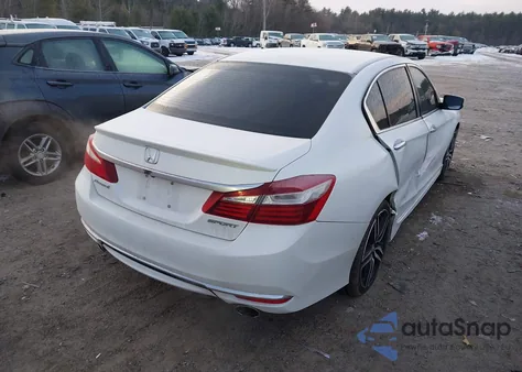 2017 Honda Accord Sport from USA, damaged, VIN 1HGCR2F50HA142504